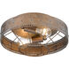 Ferris 2 Light 14 inch Copper Patina Flush Mount Ceiling Light